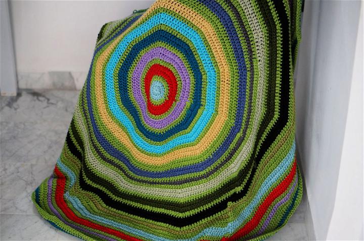 Perfect Crochet Round Circled Blanket Pattern