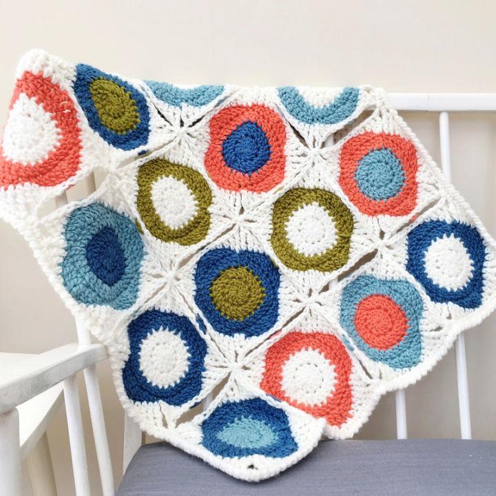 Pretty Crochet Atomic Flowers Blanket Pattern