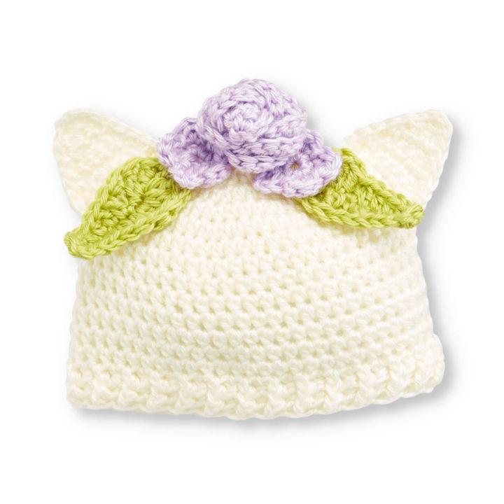 Pretty Crochet Kitten Hat Pattern