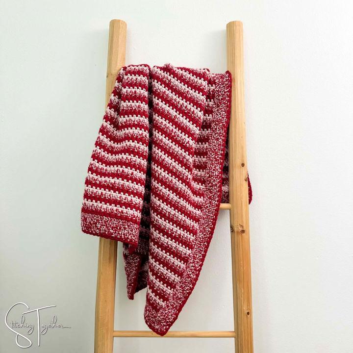 Pretty Crochet Moss Stitch Baby Blanket Pattern