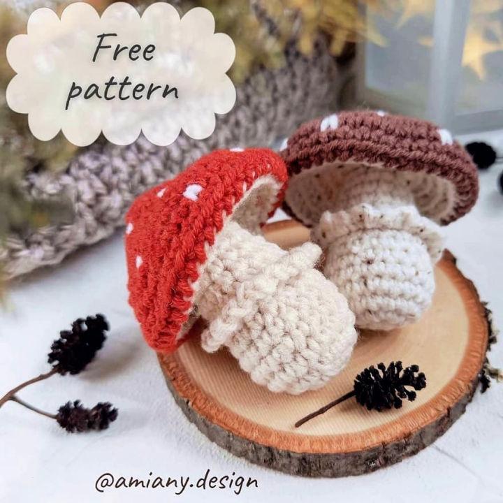 Pretty Crochet Mushroom Fly Agaric Pattern