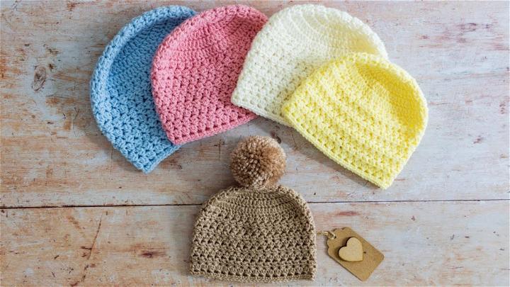 Quick and Easy Crochet Baby Hat Pattern