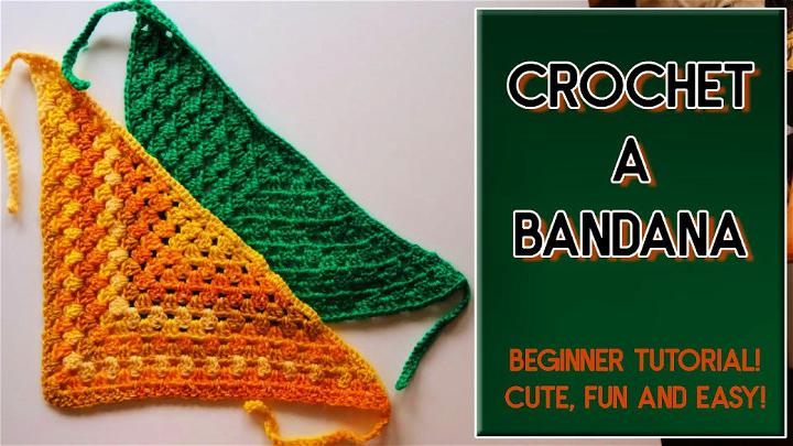 Quick and Easy Crochet Bandana Pattern