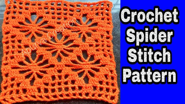 Quick and Easy Crochet Spider Stitch Dish Towel Pattern