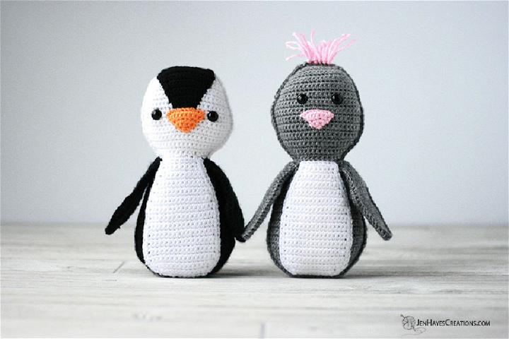 Simple Crochet Amigurumi Penguin Pattern