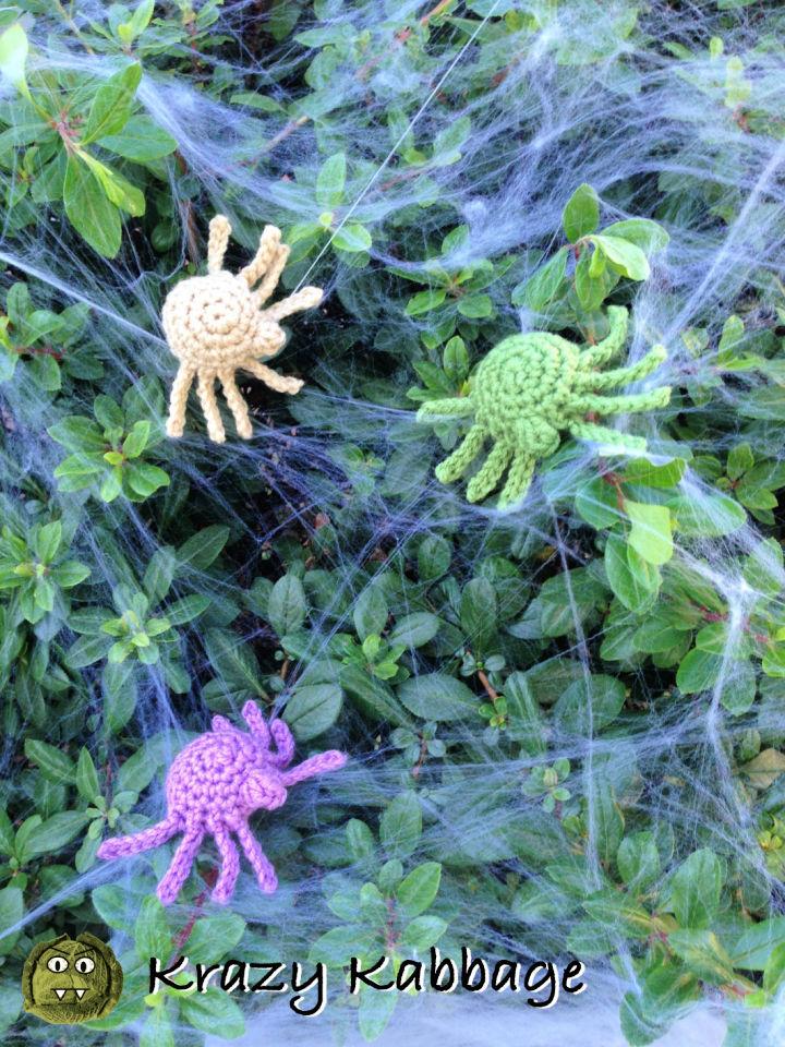 Simple Crochet Mini Spider Amigurumi Pattern