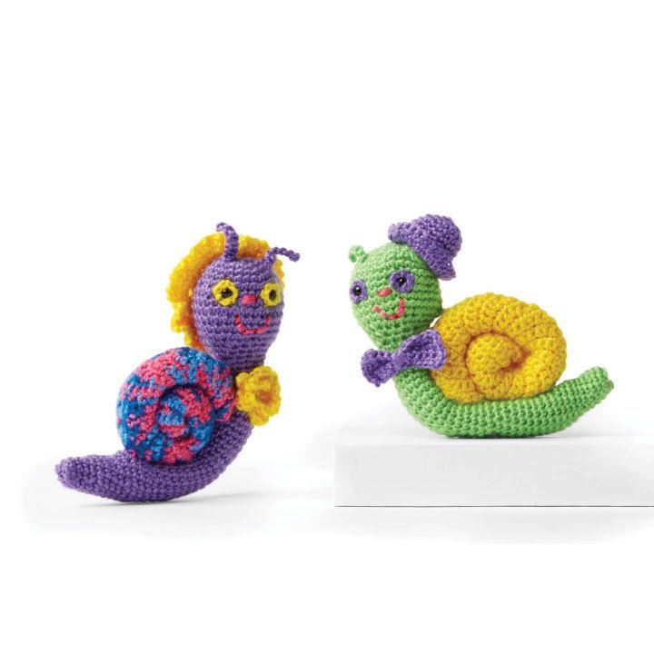 Simple Crochet Snail Couple Pattern