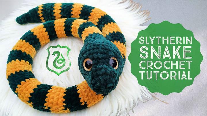 Slytherin Snake Harry Potter Inspired Crochet Pattern