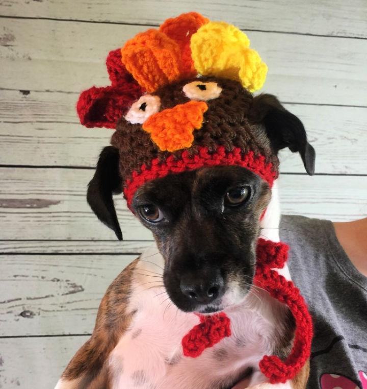 Small Dog Turkey Hat Crochet Pattern