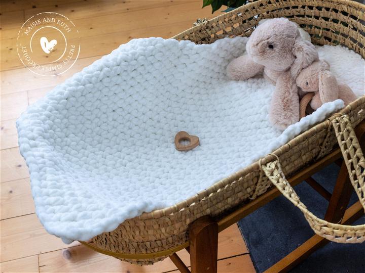 Super Chunky Crochet Baby Blanket Pattern