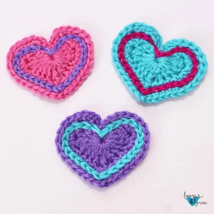 The Easiest to Crochet Heart Pattern Ever