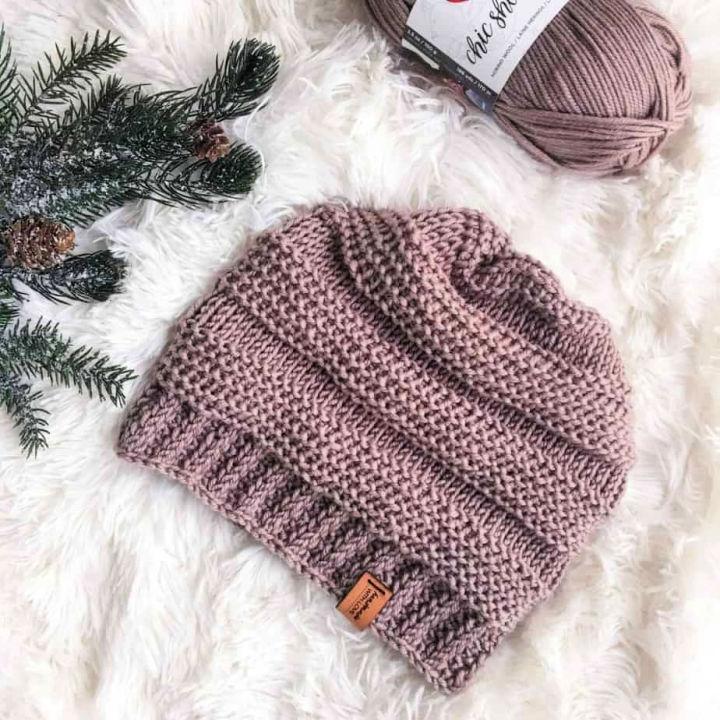 Tunisian Crochet Hat Pattern Looks Knit