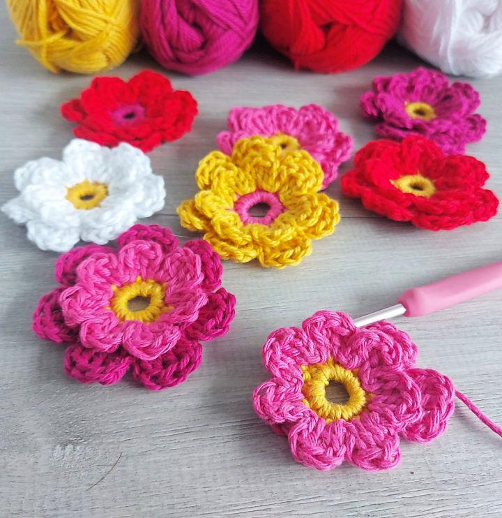 Best Two Layer Flowers Crochet Pattern