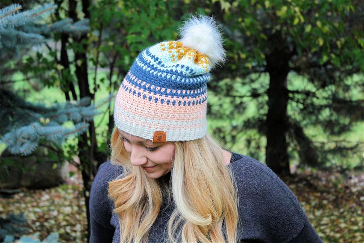 Free Crochet the Color Fade Beanie Pattern