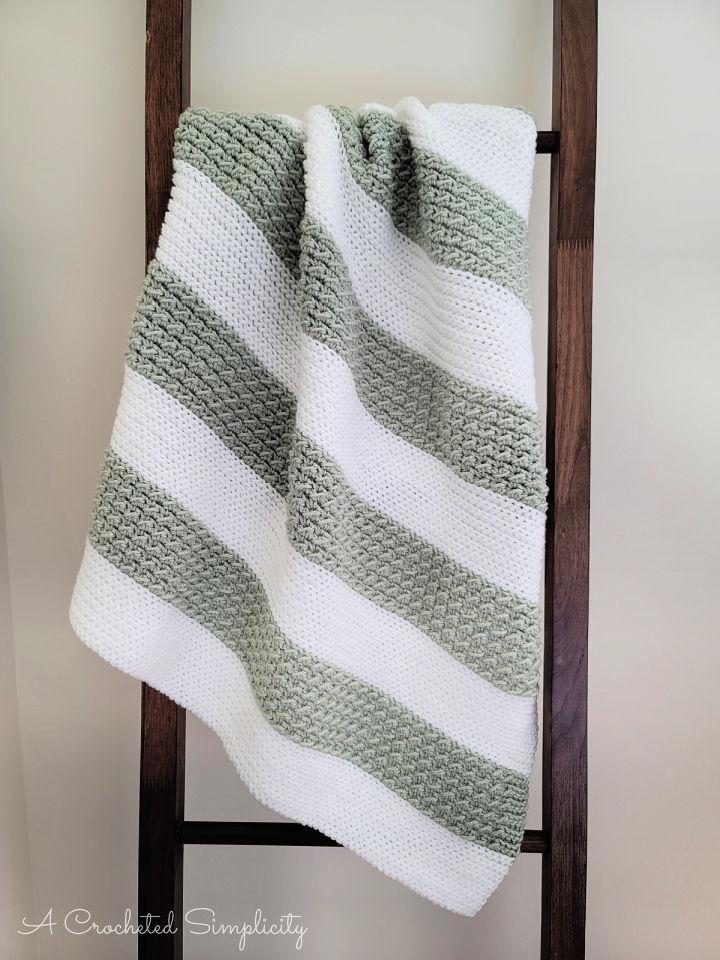 Adorable Crochet Abrielle Baby Boy Blanket Idea
