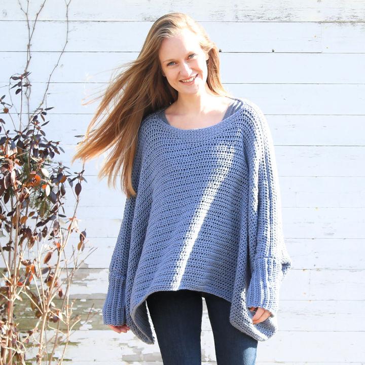 Adorable Crochet Oversized Sweater Idea