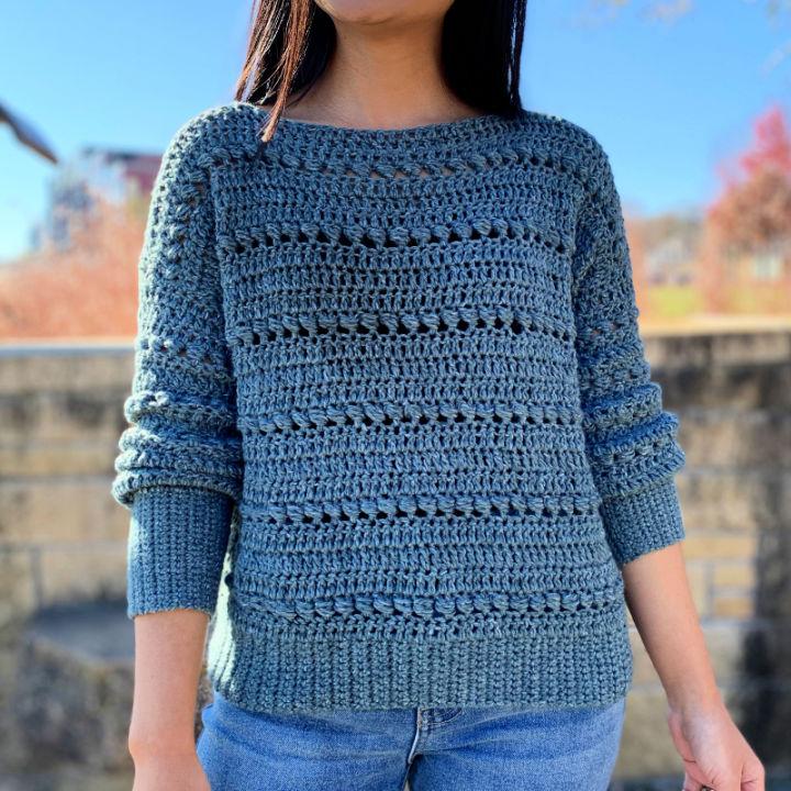 Bead Stitch Crochet Sweater Pattern