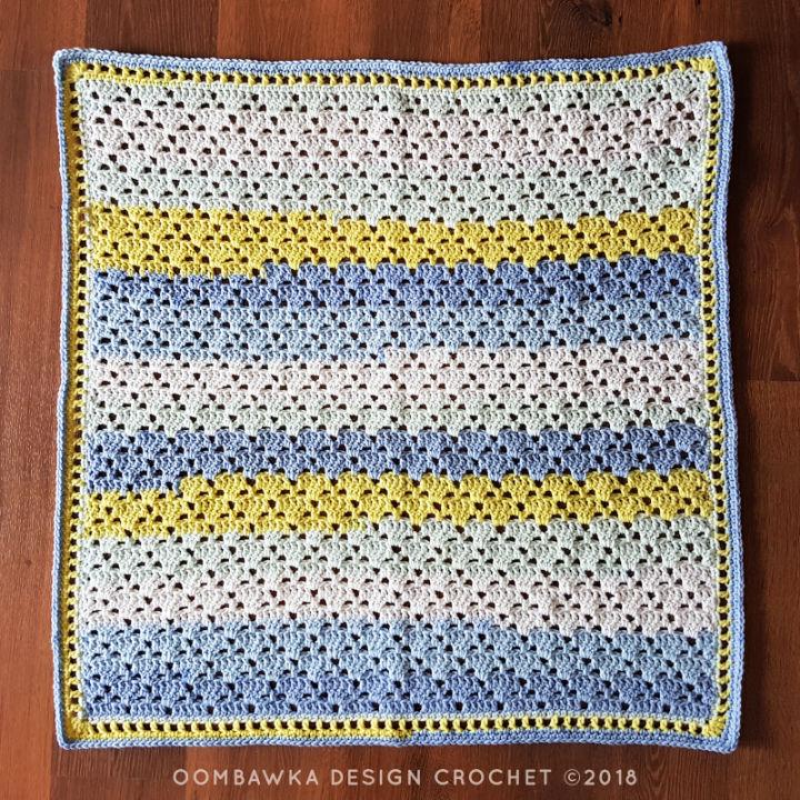 Beautiful Crochet Baby Boy Blanket Pattern