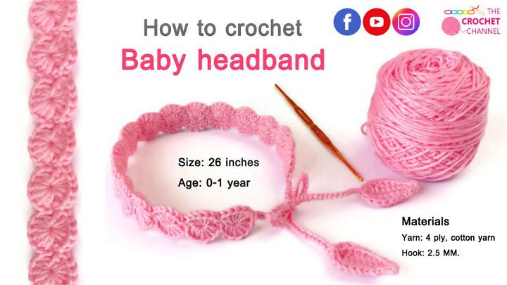 Beautiful Crochet Infant Headband Pattern