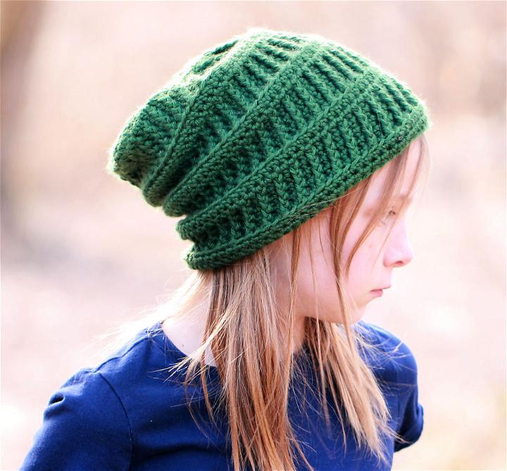 Beautiful Crochet Slouchy Beanie Pattern