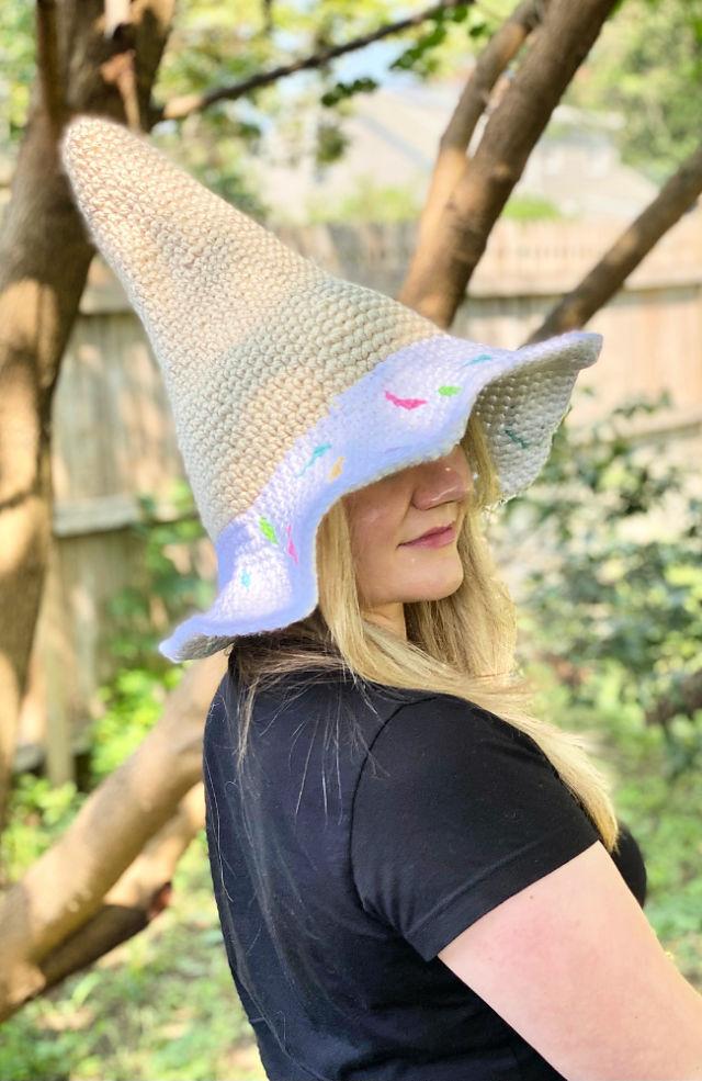 Best Ice Cream Witch Hat Crochet Pattern