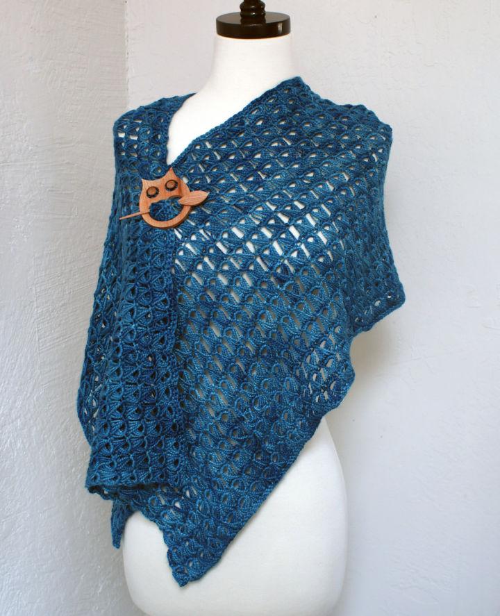 Broomstick Lace Crochet Shawl Pattern