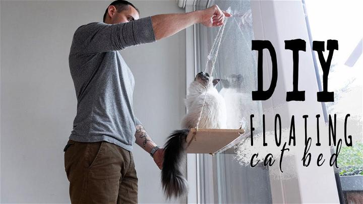 Building a Floating Window Bed for Cats