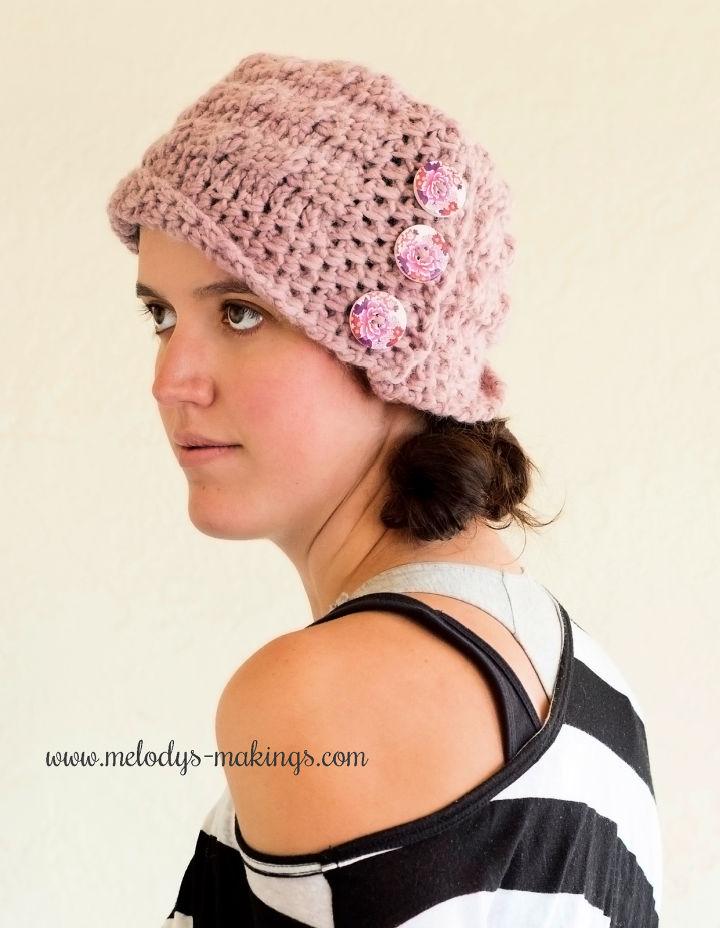 Cadence Cabled Cloche Crochet Pattern