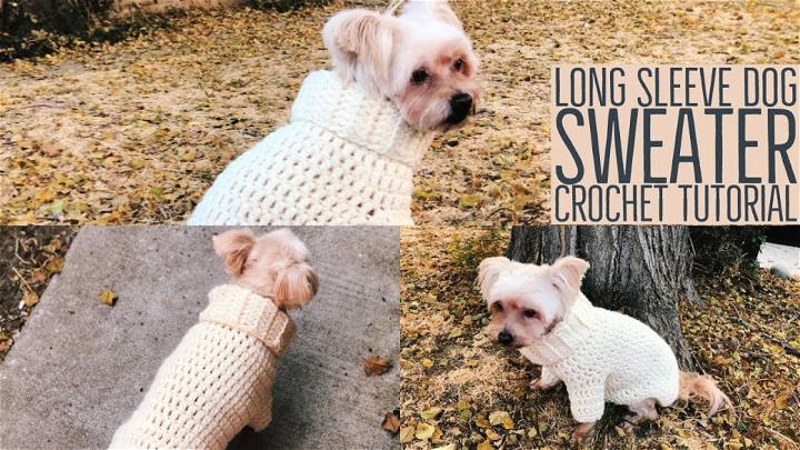 Chunky Crochet Long Sleeve Dog Sweater Pattern