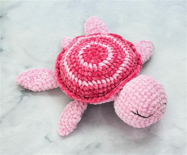 Chunky Crochet Plushie Turtle Pattern