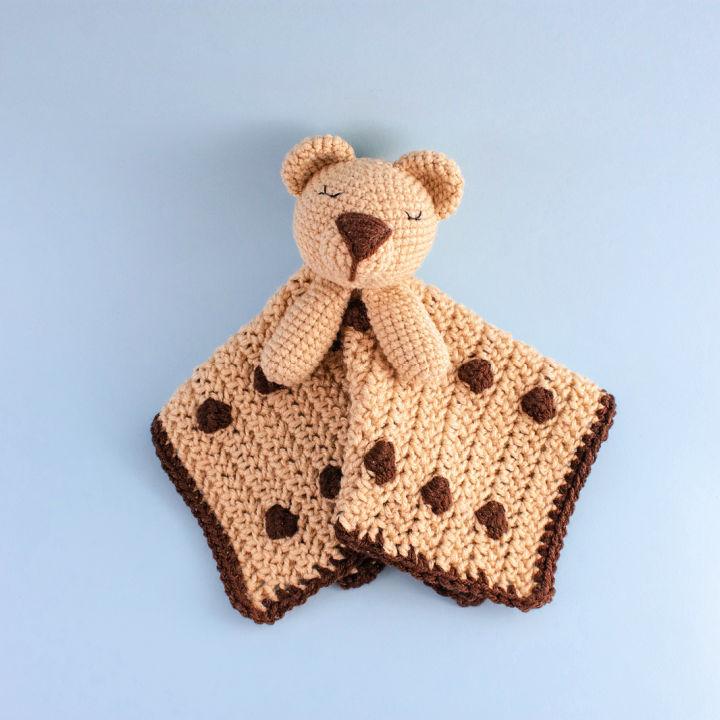 Cool Crochet Bear Lovey Blanket Pattern
