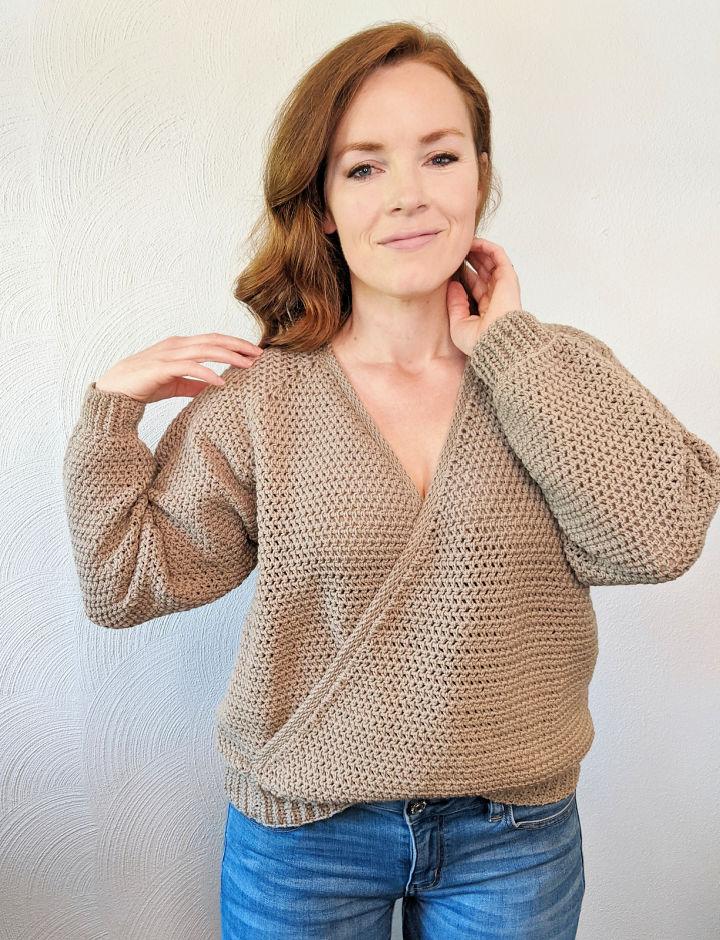 Cool Crochet the Ballet Wrap Sweater Pattern