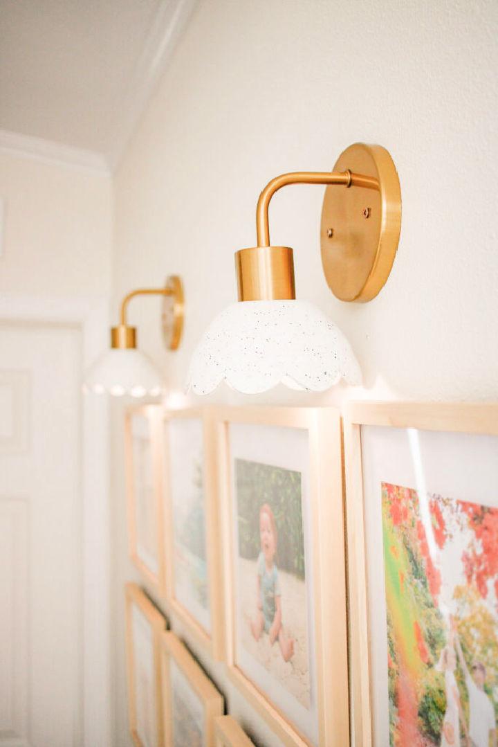Cool Wireless Clay Wall Sconce Light Under