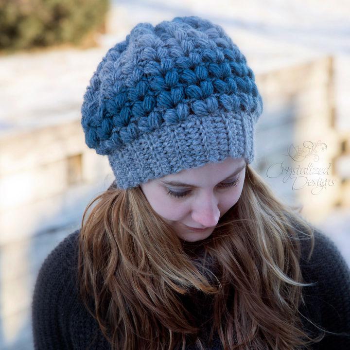 Crochet Amora Slouch Hat With Brim
