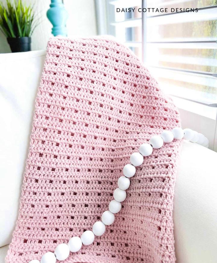 Crochet Baby Boy Blanket Pattern for Beginners
