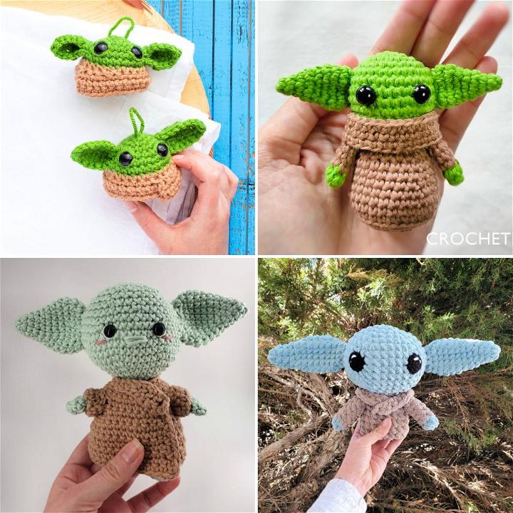 25 Free Baby Yoda Crochet Patterns (Amigurumi Pattern)