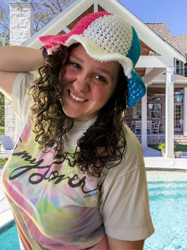 Crochet Beach Bum Floppy Hat Pattern