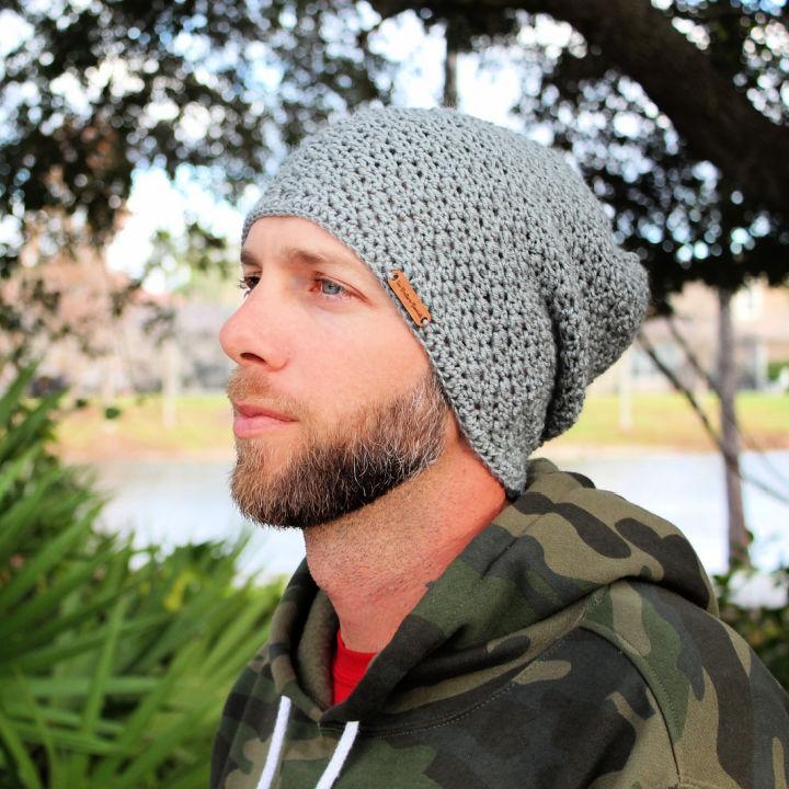 Crochet Boston Slouch Hat Pattern for Men