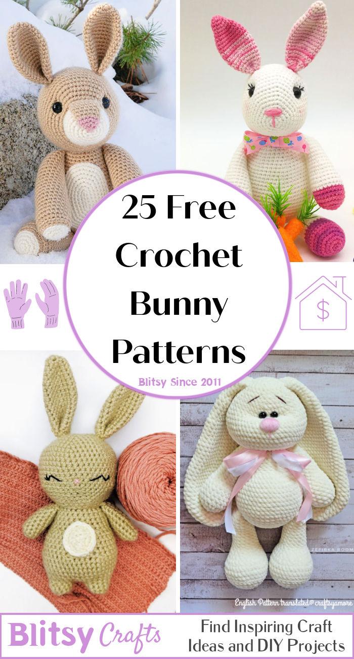 Chunky Bunny Amigurumi Pattern: Crochet pattern | Ribblr