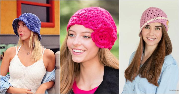 25 Free Crochet Cloche Hat Patterns (Step by Step Pattern for Beginners)