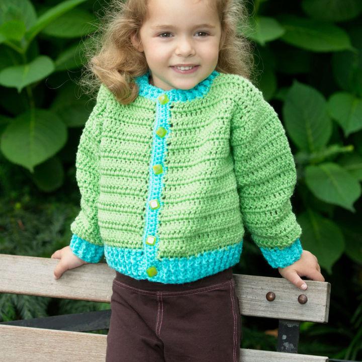 Crochet Fun Time Cardigan Free PDF Pattern