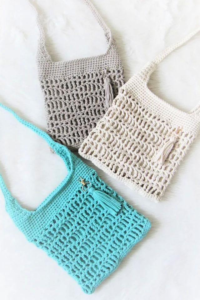 Crochet Gail Crossbody Bag Step By Step Instructions
