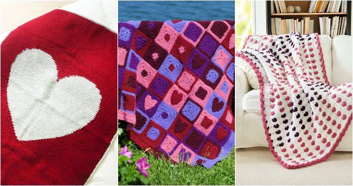 25 Free Crochet Heart Blanket Patterns - Easy Crochet Heart Blanket Pattern