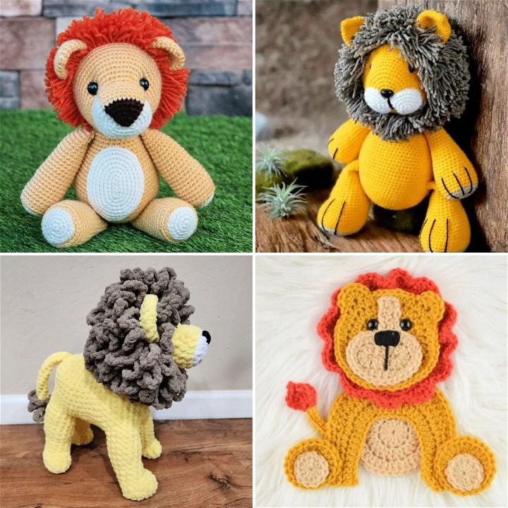 25 Free Crochet Lion Patterns (Crochet Lion Amigurumi Pattern)