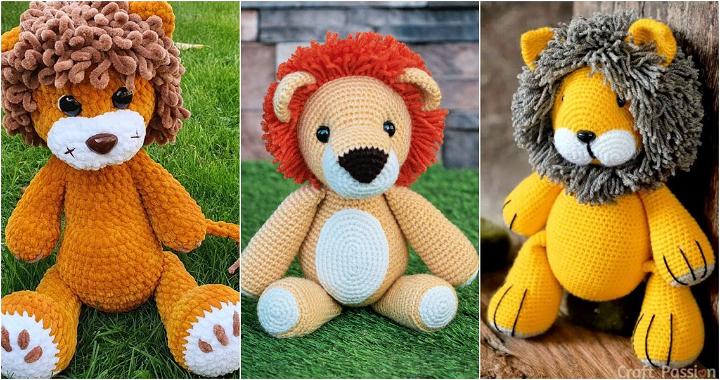 25 Free Crochet Lion Patterns (Crochet Lion Amigurumi Pattern)