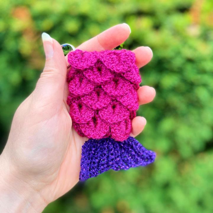 Crochet Mermaid Hand Sanitizer Cozy Pattern