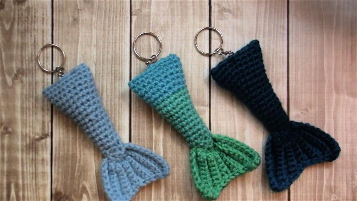 Crocheted Mermaid Keychain Tutorial