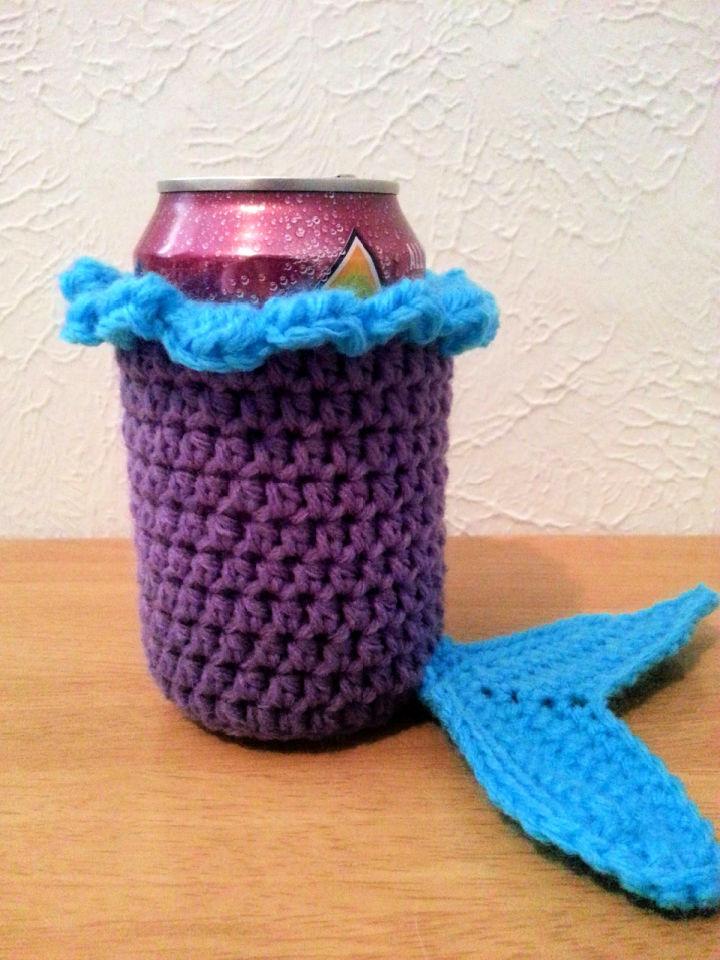 Crochet Mermaid Tail Cup Cozy Pattern