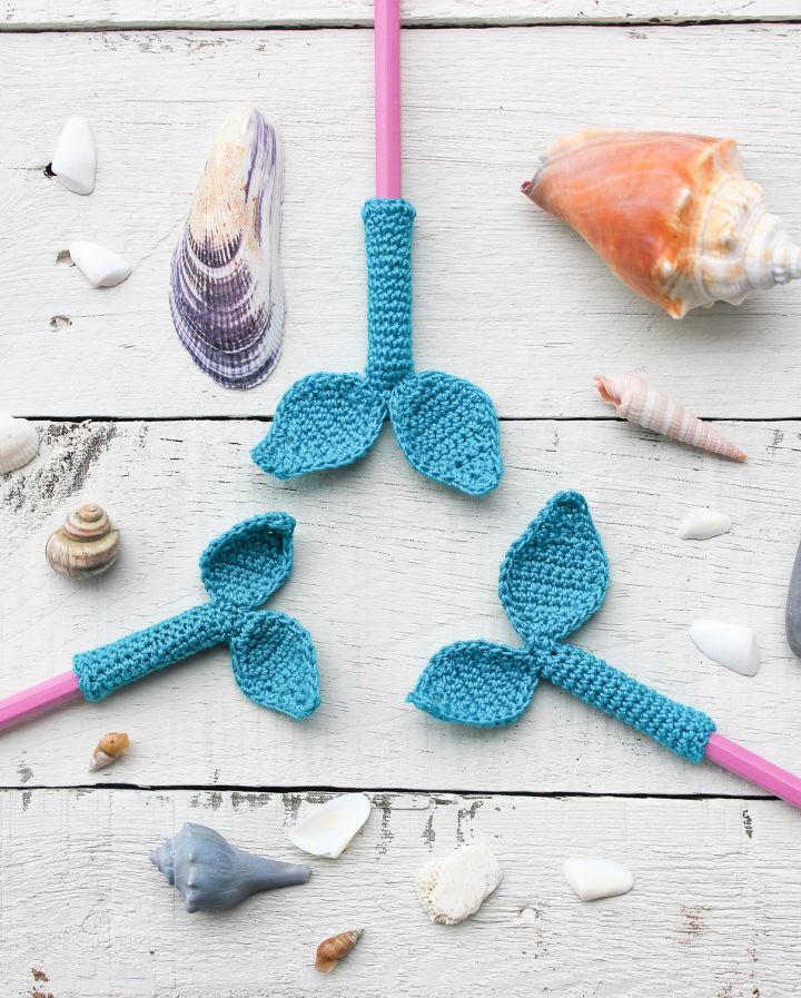 Crochet Mermaid Tail Pencil Topper Pattern