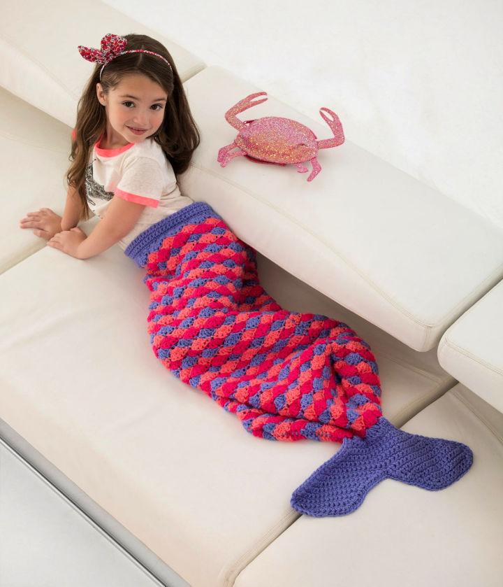 Crochet Mini Mermaid Tail Pattern for Toddlers